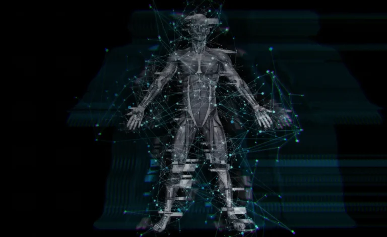 A 3D model of human body